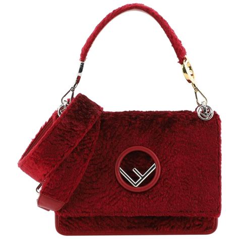 fendi kan velvet bag|fendi large baguette.